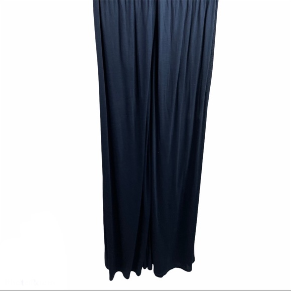 H&M Navy Crocheted Maxi Dress Medium - Picture 4 of 15